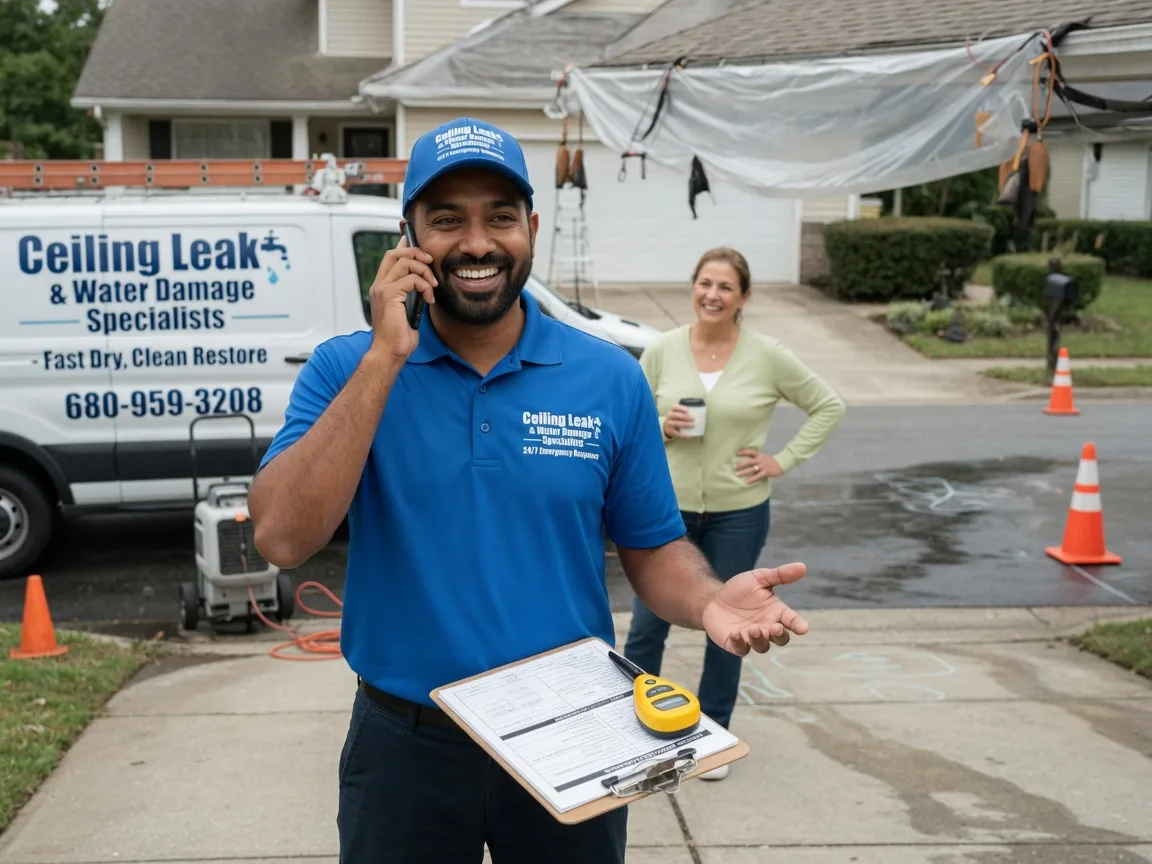 Ceiling Leak Cleanup New Canton, VA FAQs